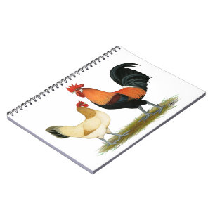 Penedesenca Chickens Anteckningsbok Med Spiral