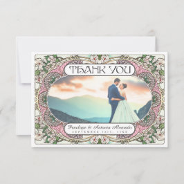 PENELOPE 01 A - Tack för Bröllop-kort Kort