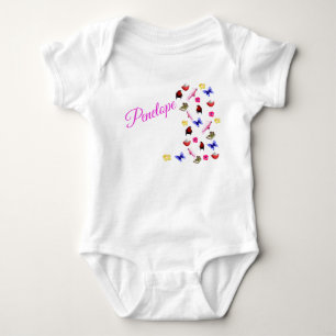 Penelope Namn Med Kaniner, Baby Bodysuit T Shirt