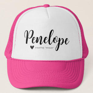 Penelope Namn: Personligen Clothing Girls Keps