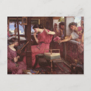 Penelope och Suitors - John William Waterhouse Vykort