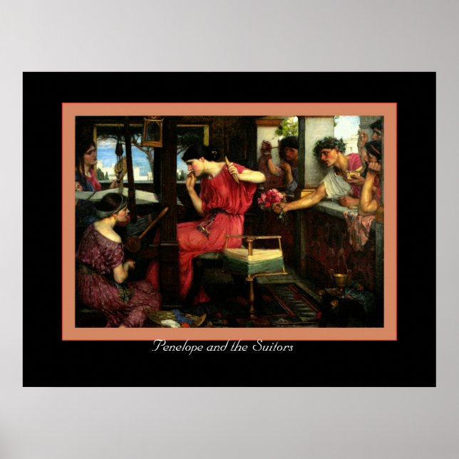 Penelope och Suitors Poster (Framsidan)