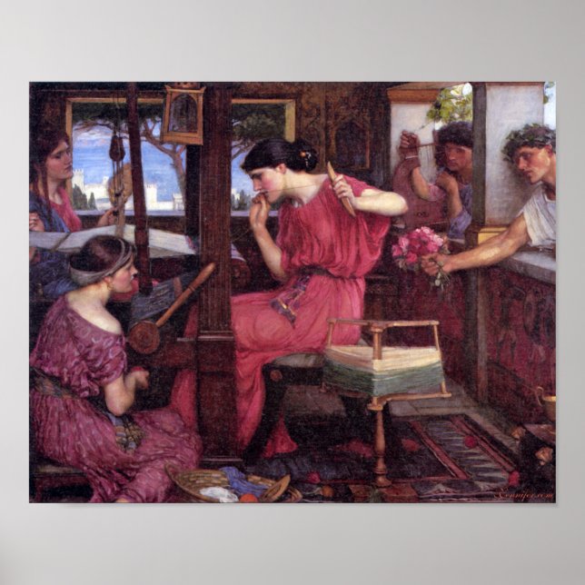 Penelope och Suitors Poster (Framsidan)