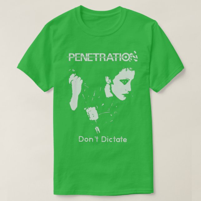 Penetration Dictate Punk T Shirt (Design framsida)