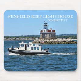 Penfield Reef Lighthouse, Connecticut Mousepad Musmatta