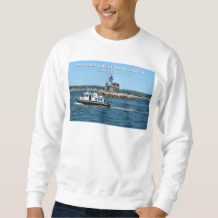 Penfield Reef Lighthouse, Connecticut Tröja Sweatshirt