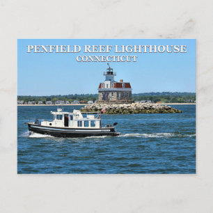 Penfield Reef Lighthouse, vykort för anslutning