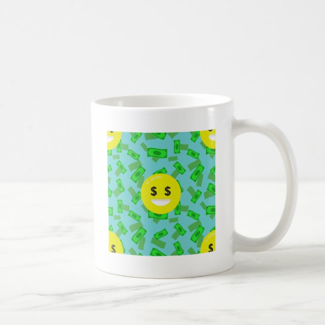 pengaögonkänsel emoji kaffemugg (Höger)