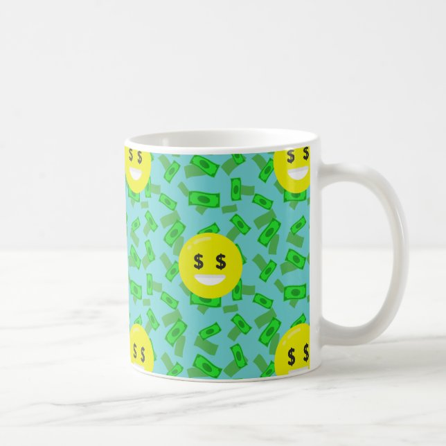 pengaögonkänsel emoji kaffemugg (Höger)