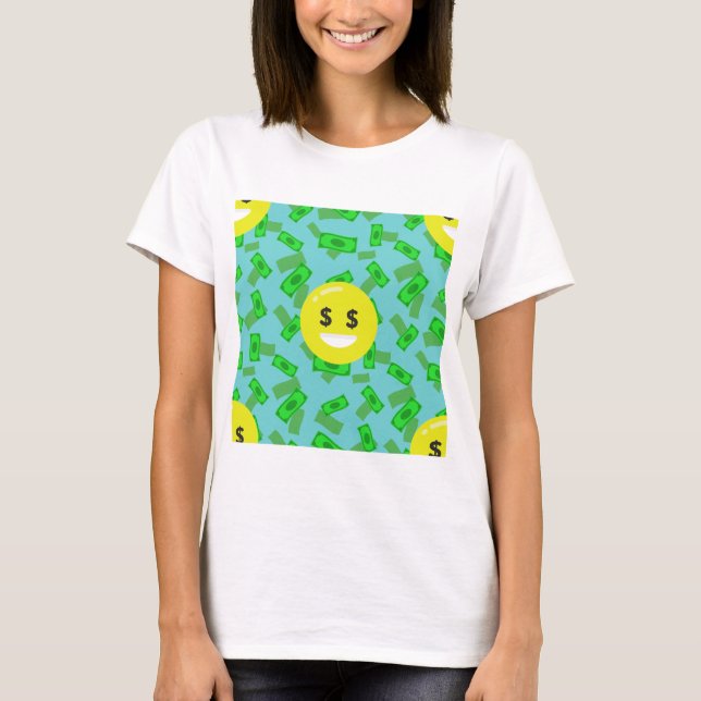 pengaögonkänsel emoji t shirt (Framsida)