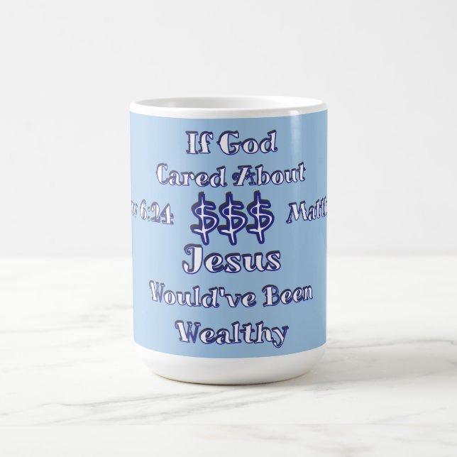 Pengar är inte allt kaffemugg (Center)