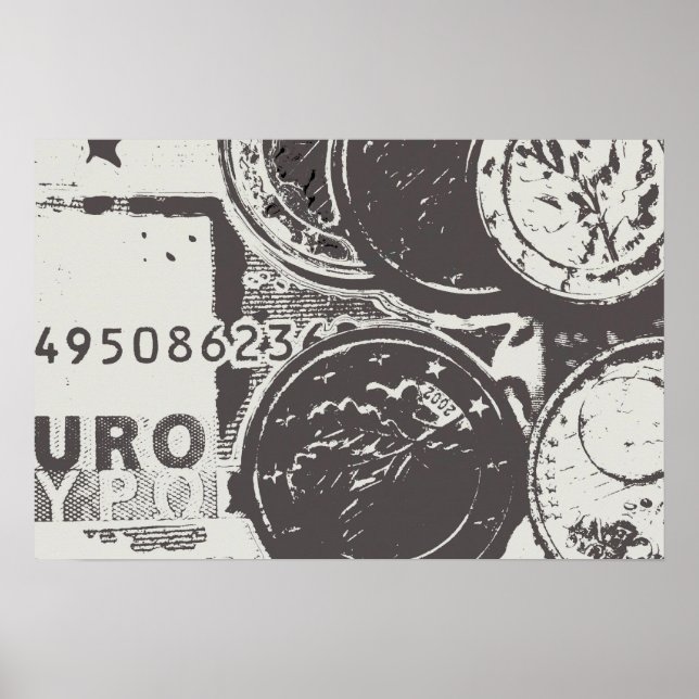 Pengar får världen att snurra runt poster (Framsidan)