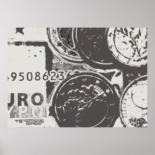 Pengar får världen att snurra runt poster (Framsidan)