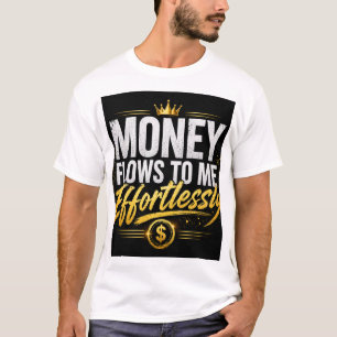 Pengar Flödar Till Mig Utan Ansträngning – Lyx Rik T Shirt