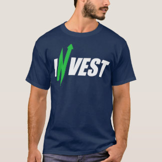 Pengar för investeringar i Lagrar på marknadshande T Shirt