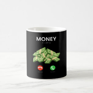 Pengar går till handel med miljontals euro kaffemugg