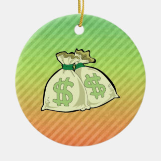 Pengar hänger lös design julgransprydnad keramik