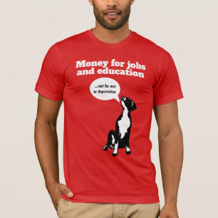 Pengar Jobb & Utbildning Stor Danne Valp Protest T Shirt