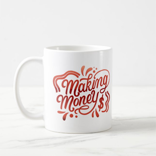 pengar kaffemugg (Vänster)