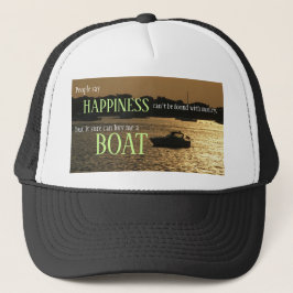 Pengar kan inte köpa en tur-boat på hamnen keps