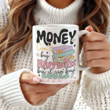 Pengar kan inte köpa Happiness Bokar Mugg