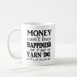 Pengar kan inte köpa lycka ・ Crafts/Garn Kaffemugg
