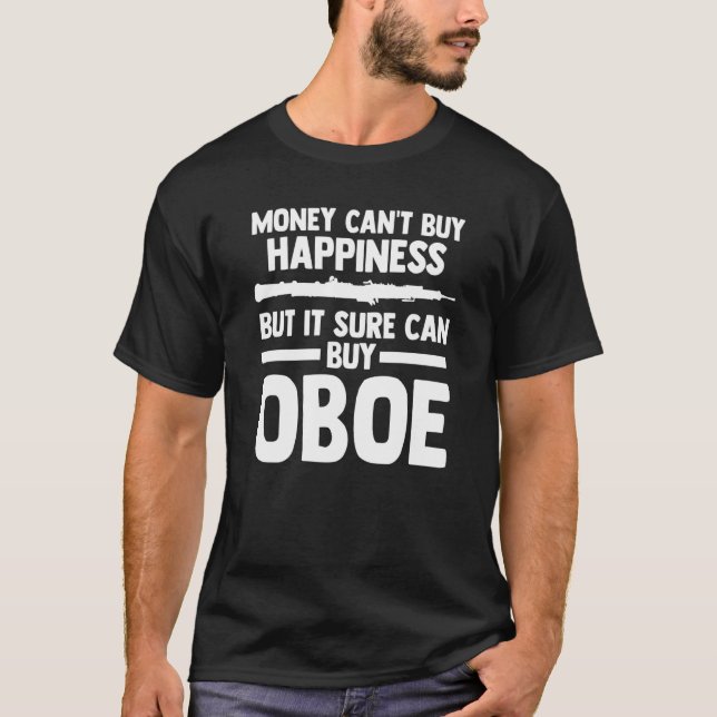 Pengar kan inte köpa lycka, men de kan köpa ett jo t shirt (Framsida)