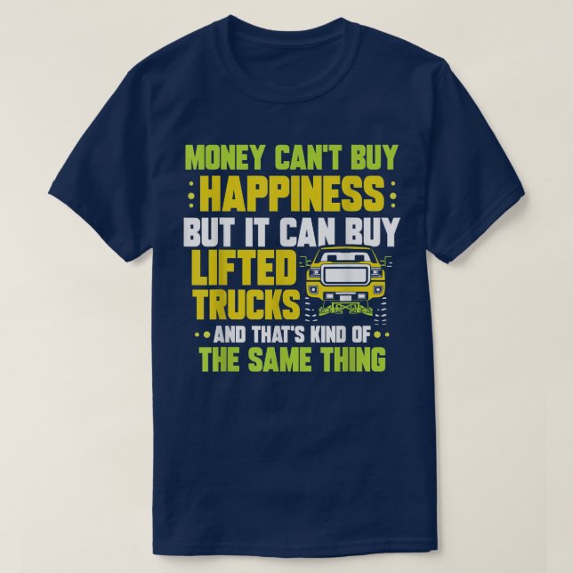Pengar kan inte köpa lycka, men de kan köpa lyft t shirt (Design framsida)