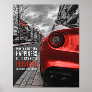 Pengar kan inte köpa lycka   Motiveringsoffert Poster