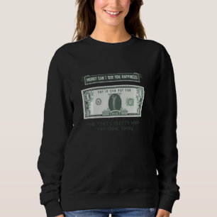 Pengar kan köpa dig lycka Golf Funny Golfing T Shirt