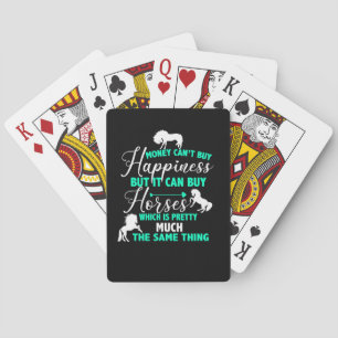 Pengar kan köpa Grönten Horses Mint Casinokort