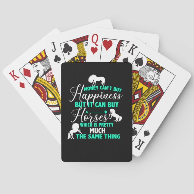 Pengar kan köpa Grönten Horses Mint Casinokort (Baksidan)