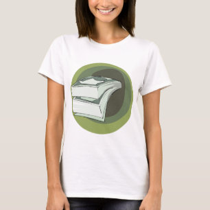 Pengar kontanter gröna sedlar t shirt