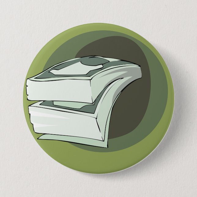 Pengar kontanter sedlar gröna dollarsedlar knapp (Framsida)