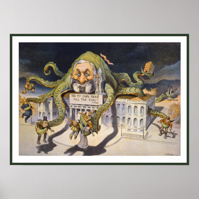 Pengar och Politik Poster (Framsidan)