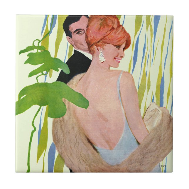 Pengar på henne varar besvärad kakelplatta (Framsidan)