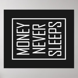 Pengar sjunker aldrig poster