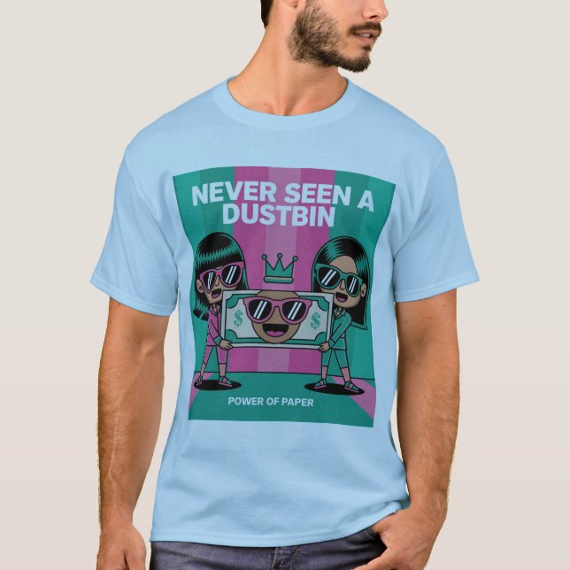 Pengar träffar aldrig Tunna T Shirt (Framsida)