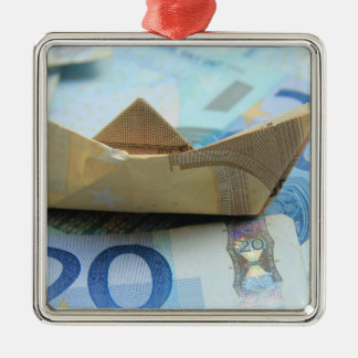 Pengar växer i träd! julgransprydnad metall