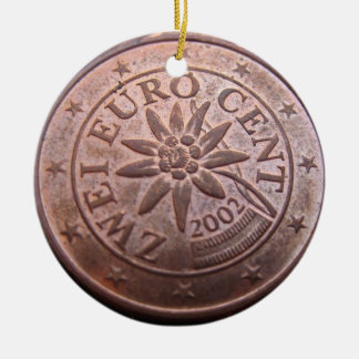 pengar växer på threesprydnad julgransprydnad keramik