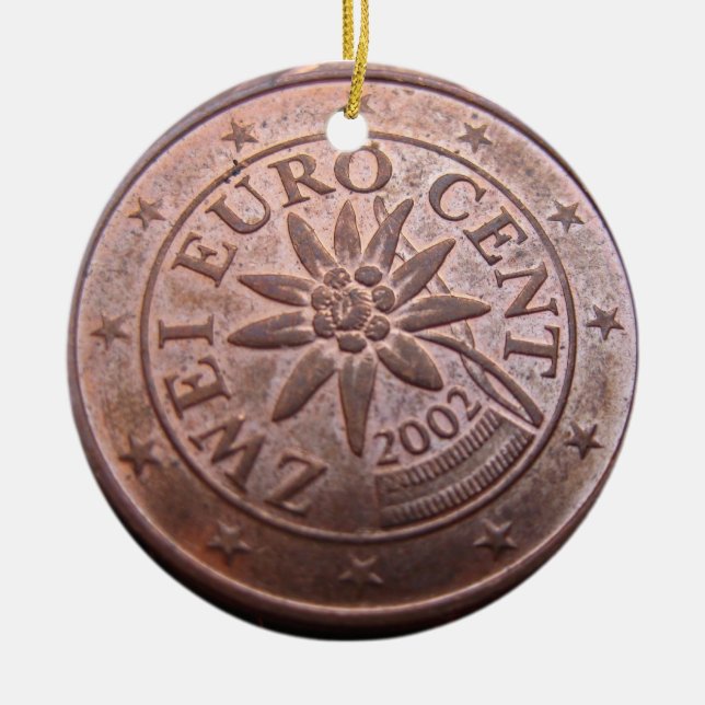 pengar växer på threesprydnad julgransprydnad keramik (Framsidan)