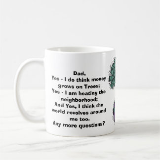 Pengar växer på träd kaffemugg