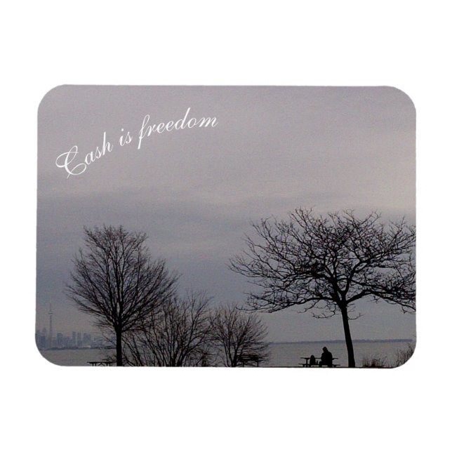 Pengarar är fritt Flexible Magnet by RoseWrites (Horisontell)