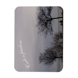 Pengarar är fritt Flexible Magnet by RoseWrites