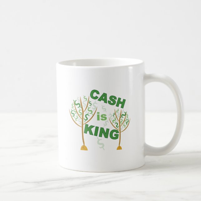 Pengarar är kungen kaffemugg (Höger)