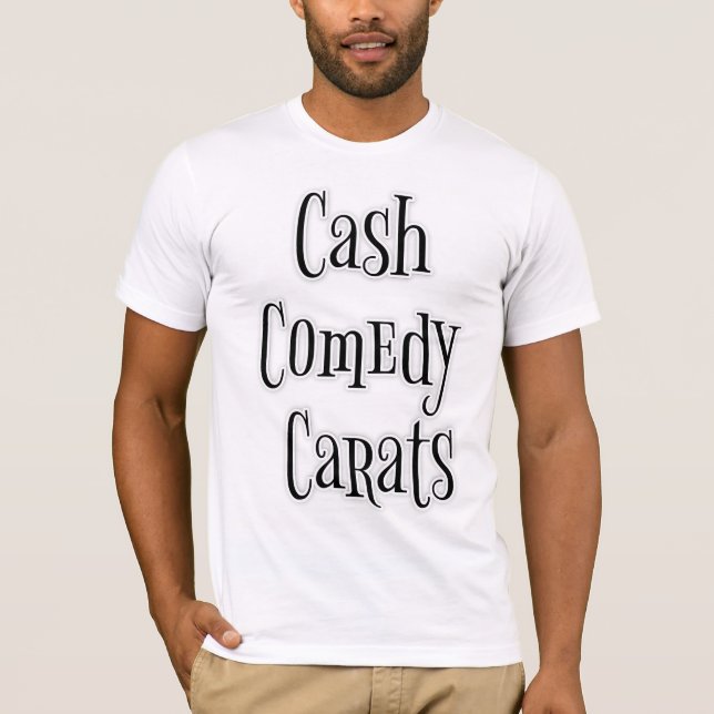 Pengarar Comedy Carats T Shirt (Framsida)