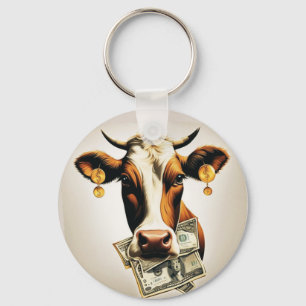 Pengarar Cow Nyckelring