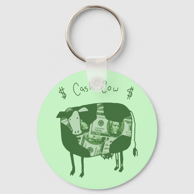 Pengarar Cow Nyckelring (Framsida)