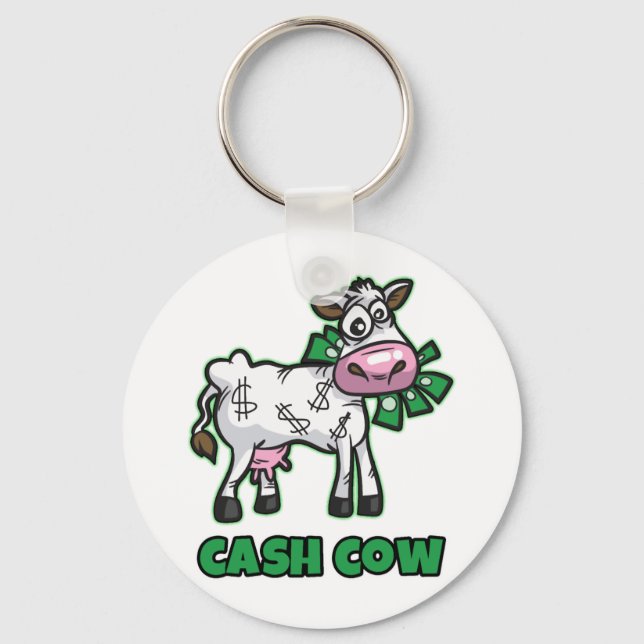 Pengarar Cow Nyckelring (Framsida)