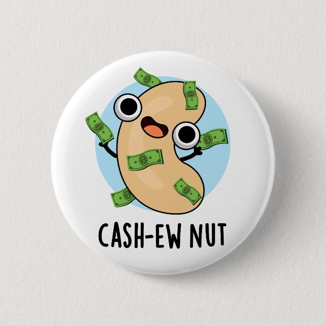 Pengarar-ew Nöt Funny Cashew Nöt Pun Knapp (Framsida)
